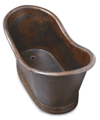Copper slipper tub