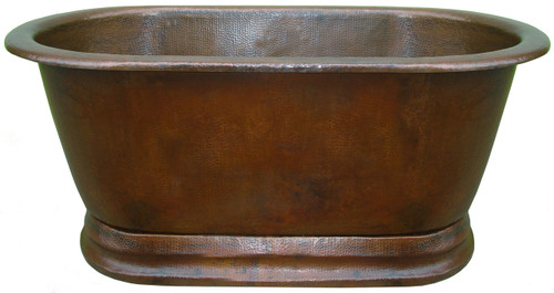 copper tub straight top