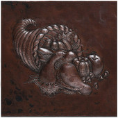 Cornucopia copper tile