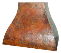 RH003 - Hammered Copper Range Hood.