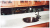 SBV15-Square copper bar sink installed in bar area.