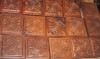 Copper Tiles in Cafe Patina Color