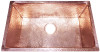 KDI kitchen sink in shiny copper