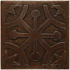 Frost Pane hammered copper tile TL224