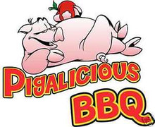 BBQ Barbeque Pork Pig Restaurant Concession Vinyl Food Sign Decal