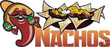 Nachos Chips Mexican Concession Food Sign  Decal 14"