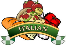 Italian Food Pizza Pasta Restaurant Concession Food Menu Decal