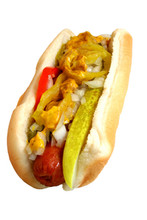 Hot Dog Concession Fast Food Restaurant Menu Decal