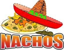 Nachos Chips Concession Decal