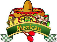 Mexican Taco Restaurant Concession Food Menu Decal 24"
