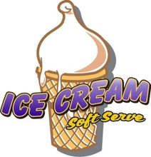 Ice Cream Cone Food Concession Trailer Truck Decal
