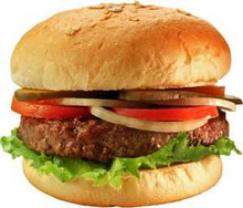 Hamburger Cheeseburger Concession Vinyl Sign Decal