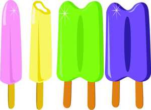 Popsicles I Love Concession Food Truck Ice Cream Cart Vinyl Weatherproof Decal 