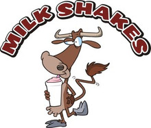 Milk Shakes Milkshakes Drinks Concession Restaurant Decal