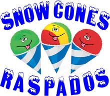 Snow Cones Raspados Sno-Kone Shaved Ice Concession Decal