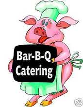 BBQ Bar-B-Q Concession Decal Restaurant Catering