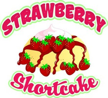Strawberry Shortcakes Vinyl Sign Decal