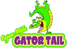 Alligator Gator Tail Cajun Style Concession Food Truck Decal