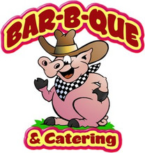 BBQ Barbecue Bar-B-Que & Catering Restaurant Food Decal