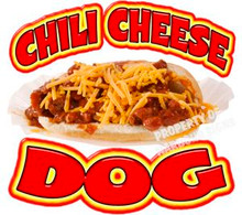 Chili Cheese Dogs Concession Food Truck Vinyl Decal