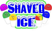 Shaved Ice Snow Cones Concession Decal