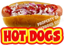 Hot Dog Concession Food Truck Vinyl Decal