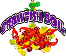 Crawfish Boil Cajun Creole Concession Food Truck Decal
