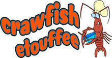 Crawfish Etouffee Concession Food Truck Decal