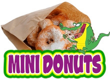 Mini Donuts Concession Food Truck Decal