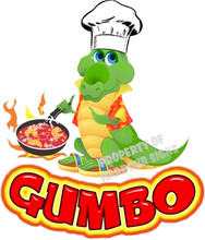 Gumbo Soup Creole Cajun Concession Food Truck Decal