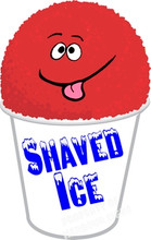 Shaved Ice Concession Foods Cart Decal