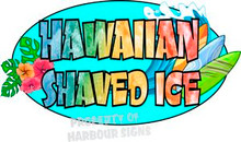 Shaved Hawaiian Ice Concession Tailer Truck Decal