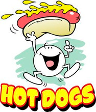 Hot Dog Concession Restaurant Food Truck Decal