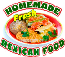 Mexican Food Concession Restaurant Decal