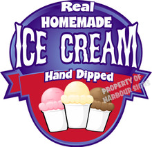 Ice Cream Homemade Decal