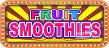 Fruit Smoothies Vinyl Menu Decal for Restaurant Storefront Window or Food Trucks and Concessions