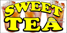 Sweet Tea Drinks Food Concession  Vinyl Decal Sticker