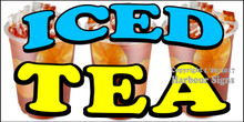 Iced Tea Drinks Food Concession  Vinyl Decal Sticker