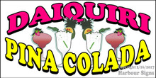 Daiquiri Pina Colada Drinks Food Concession  Vinyl Decal Sticker