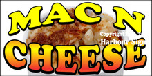 Mac N Cheese Food Concession  Vinyl Decal Sticker