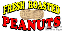 Fresh Roasted Peanuts Food Concession  Vinyl Decal Sticker
