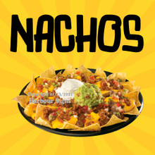 DECAL Nachos Mexican Food Truck Concession Sticker