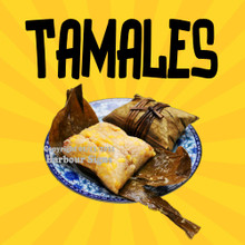 DECAL Tamales Mexican Food Truck Concession Sticker