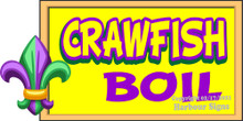 Crawfish Boil Nola Food Concession  Vinyl Decal Sticker