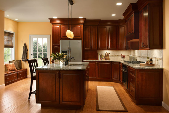 Cherry Kitchen in Autumn Blush - KraftMaid