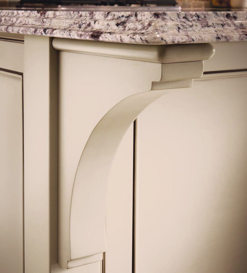 Cove Corbel as Countertop Support KraftMaid