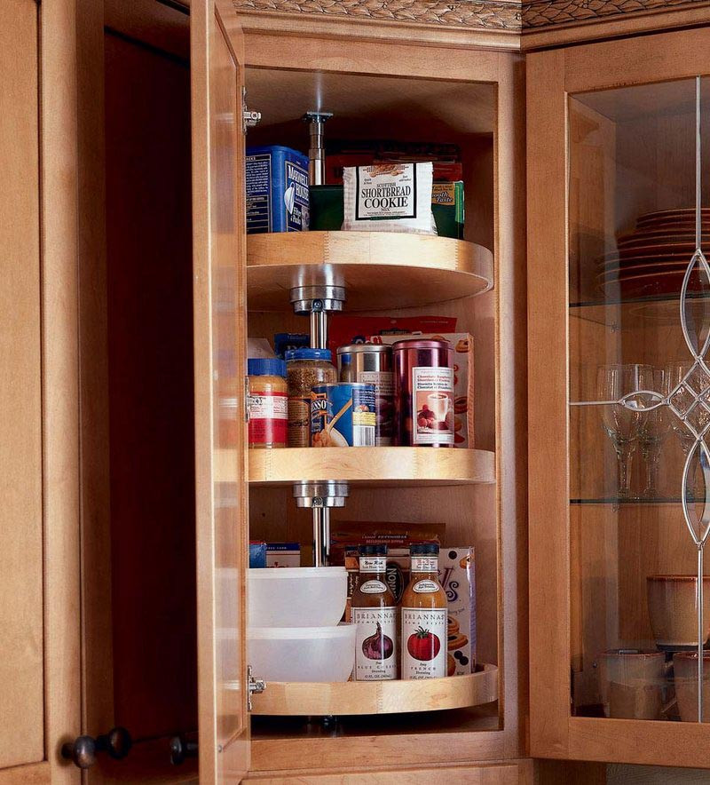 Wall Angle w/ Lazy Susan - KraftMaid