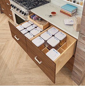 KraftMaid OXO Canister Deep Drawer