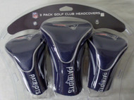 Team Golf Contour Golf Club Headcovers 3pk (New England Patriots) NFL NEW