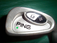Ping i3+ 9 Iron Green Dot (Steel KBS Tour Stiff +2" Long) 9i I/3 Golf Club